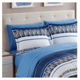 thumbnail image 3 of 7 Piece Comforter Set Bag Solid Color All Season Soft Down Alternative Blanket & Luxurious Microfiber Bed Sheets, Mediterranean, King, 3 of 6
