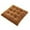 Brown, variant on Kugisaki Long-pile Flocking Chair Cushion Solid Color, Thick Kitchen Office Table Chair Pads with Ties and Non Slip Backing, Seat Cushion for Dining Room,Bar,Patio Chairs,15.7x15.7In