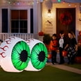 thumbnail image 3 of Ktaxon 3' Halloween Inflatables Outdoor Halloween Decoration 2Pcs Giant Eyes Blow up Decor, 3 of 9