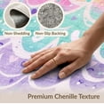 thumbnail image 6 of ODIKA 2'x3' Washable Throw Rug Pink Tie Dye Kawaii Mermaid Motifs Galaxy Shaped for Hallway, Study Room, Non-Slip Low Profile, Flatwoven, 6 of 7