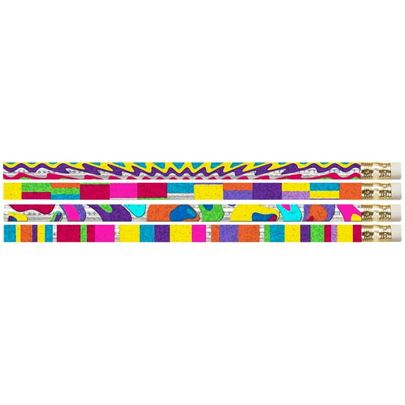 Musgrave Pencil Company Watercolors Motivational/Fun Pencils, 12 Per Pack, 12 Packs