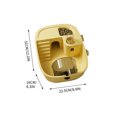 thumbnail image 7 of Portable Hamster Cage Home, Clear Openable Top Enclosure, Compact Pet Mouse Habitat, Transparent Acrylic Material, Indoor Living Room Bedroom Dorm BSupports Small Animal, 7 of 7