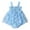 Blue, variant on FAOWME Girls Sleeveless Solid Color Butterfly Tulle Ruffles Bodysuits Onesie White 6-9 Months