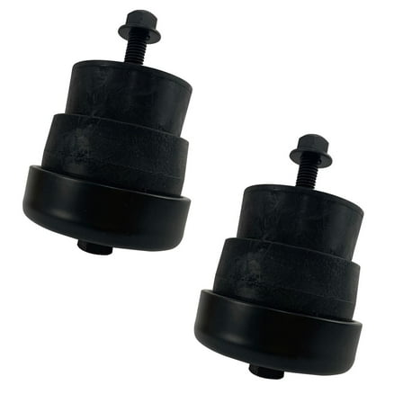 BST BSSP 2PCS Black Rubber Body Mount Kit 924-130 Compatible with 2001-2019 Chevrolet Silverado GMC Sierra 1500 2500 3500