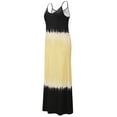 thumbnail image 4 of Robe Maxi Sans Manches à Col en V Dégradé Colorblock pour Femmes, 4 of 5