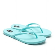 Okabashi Shoreline Slim Women's Flip Flops-Signature Blue/Signature Blue-8