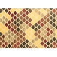 thumbnail image 1 of Ahgly Company Indoor Rectangle Abstract Brown Contemporary Area Rugs, 5' x 8', 1 of 4