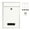 White: 1 piece, variant on Wall Mounted Metal Mailbox with 2 Keys Weather Resistant Lockable Security Postbox Delivery Letter Box for School Office Outdoor