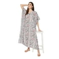 thumbnail image 6 of Oussum Women Plus Size Kaftan Dresses for Ladies Kimono Sleeve Caftan Long Maxi Kaftans Online, 6 of 8