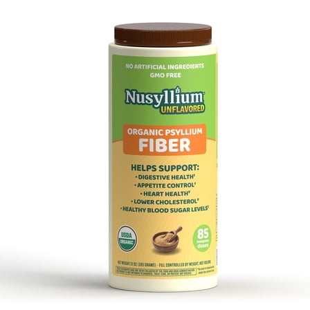 NuSyllium Organic Psyllium Fiber, Original, 21 oz