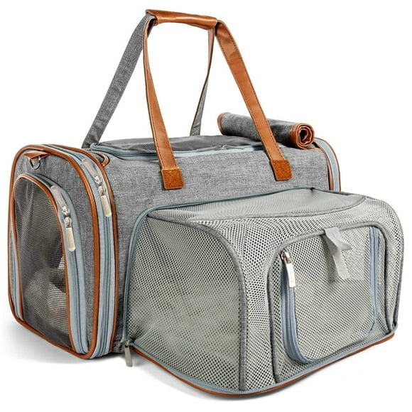 Transportín para mascotas Mr. Peanut's Big Apple Gold Series Charcoal Ash