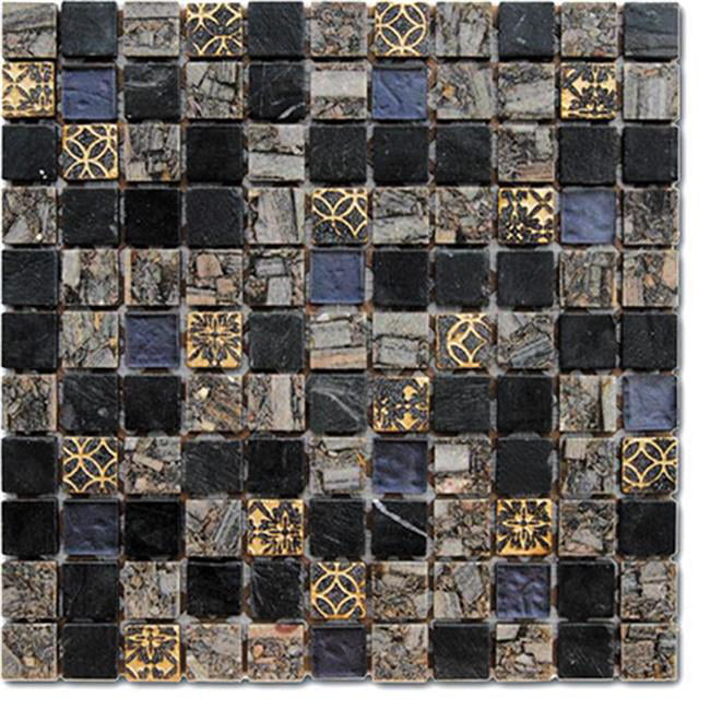 Marshalls Safiyah Etched Gold Mosaic Tiles MASSIVE SAVINGS WHILST STOCKS LAST 