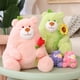 thumbnail image 2 of Soft / Cartoon / Cute / Flower Bear Plush Toy / Bear Doll Sitting with Flowers / Children's Birthday Giftgreen35cm Deng Xun unisex, 2 of 2