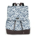 thumbnail image 1 of Fotbe Seaside Primary Color Mochila Bolso con Estampado para Mujer, Mochila Antirrobo de Nylon Impermeable, Bolsa Ligera de Hombro, 1 of 4