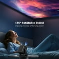 thumbnail image 4 of [145° Rotatable & Auto Keystone] Putrims Portable Mini Projector, 300 ANSI 1080P Support Outdoor Movie Projector, 5G/2.4G WiFi Bluetooth, 150'' Display, Compatible with Smartphone/HDMI/USB/TV Stick, 4 of 7