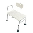 thumbnail image 7 of Tub Transfer Bench 330 lbs, Heavy Duty Bath & Shower Transfer Bench - Adjustable Handicap Shower Chair with Reversible Backrest, 7 of 7