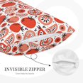 thumbnail image 3 of Daiia Hand Drawn Tomatoes Bedding Waterproof Pillow Protector Zippered Queen – Bed Bug Proof Pillow Encasement-20"x30", 3 of 6