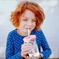thumbnail image 6 of Clearance Glass&Bottle under $15 Summer Water Bottle 500ml Cute Kids Adult Water Bottle Unique Shape Water Cup Cute Shape Plastic Cup Portable With Plastic Kettle With Straw, 6 of 9