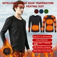 thumbnail image 4 of USB Heated Thermal Underwear Set for Women and Men's,Thermal Tops Pants Long Sleeve Lightweight Heated Apparel, 4 of 8