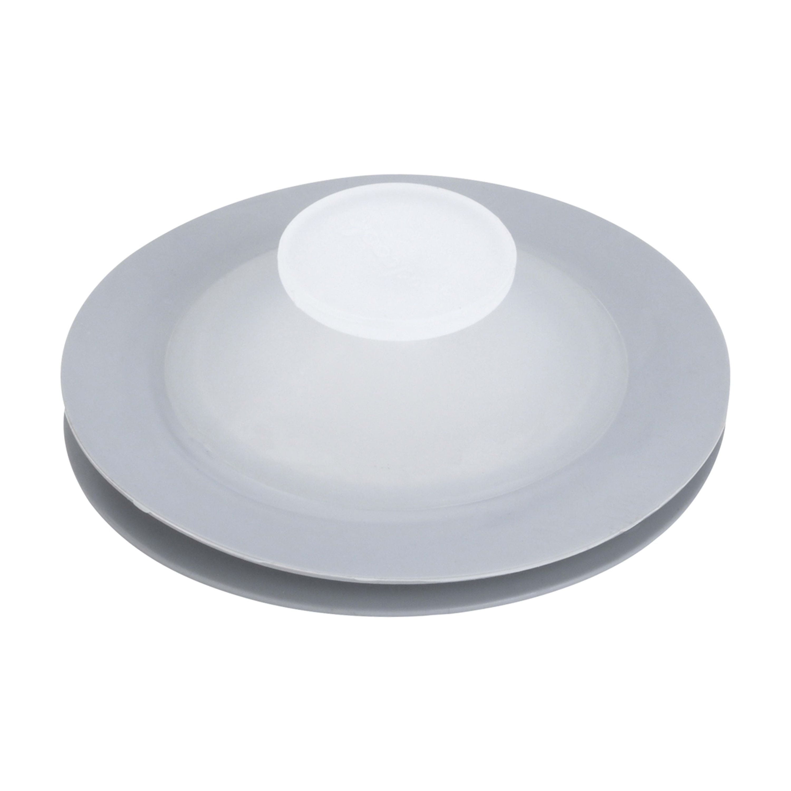 (2 pack) Rubber Sink Drain and Garbage Disposal Stopper, Standard, Clear/Gray, GoodCook