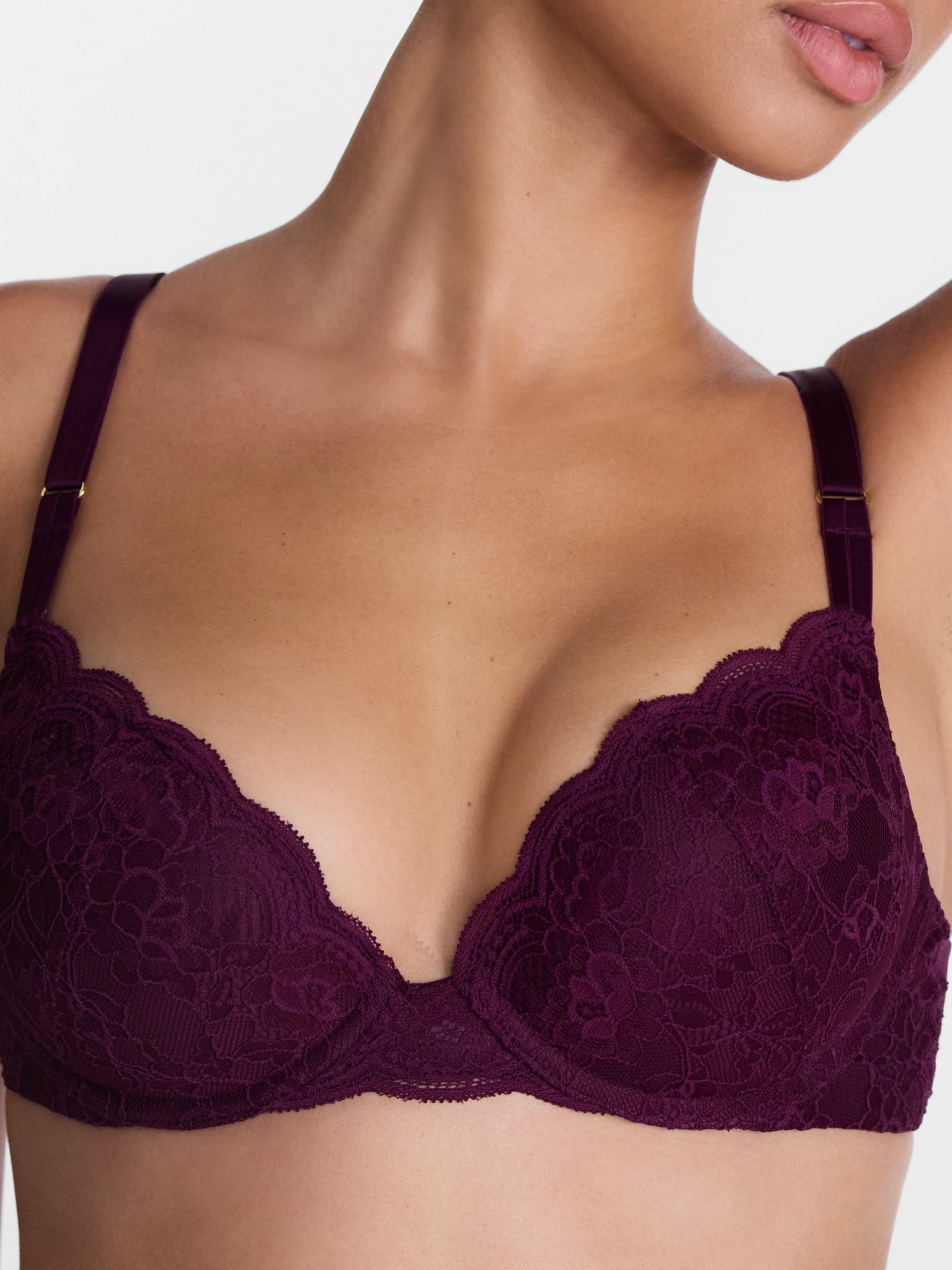 Joyspun Women's Lace Push Up Bra, Sizes 34A-40D