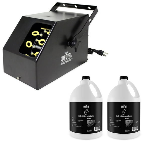 Chauvet DJ B-250 Bubble Machine   (2) Gallons Fluid/Juice BJU B250