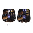 thumbnail image 5 of Lsque Five Nights At Freddy'S Printed Women's Running Shorts with Liner Pockets,Elastic Quick Dry Workout Athletic Gym Yoga Shorts,Womens High Waist Shorts-Medium, 5 of 9