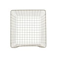 thumbnail image 3 of Spectrum Diversified Scoop Steel Wire Stackable Storage Basket for Kitchen, Pantry, Closet and Garage, Medium, Satin Nickel, 3 of 7