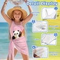 thumbnail image 4 of Xixirimido Panda Ice Cream Ranibow Pink Print Girls One Piece Swimsuit with Mesh Cover Up Teen Adjustable Strap Bathing Suits with Removable Bra Swimwear Set, Size 17-18 Years, 4 of 7