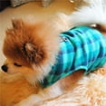 thumbnail image 5 of CICRKHB Dog Vest Pet Dog Cat Villus Warm Vest Puppy Doggy Apparel Clothing Pet Supplies Blue, 5 of 8