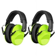 Kids Ear Protection 2 Pack, Noise Cancelling Ear Muffs Sound Blocking Over Ear Headphones, Foldable Hearing Protection Ear Muffs