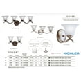 thumbnail image 2 of Kichler Dover Wall Sconce 1Lt, 2 of 3