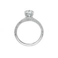 thumbnail image 2 of Diamond-Capitals 0.85 Ct Classic Round Cut Solitaire Natural Diamond Engagement Ring for Girls Solid 18K White Gold Size 5.5 (F-G/VS1), 2 of 7
