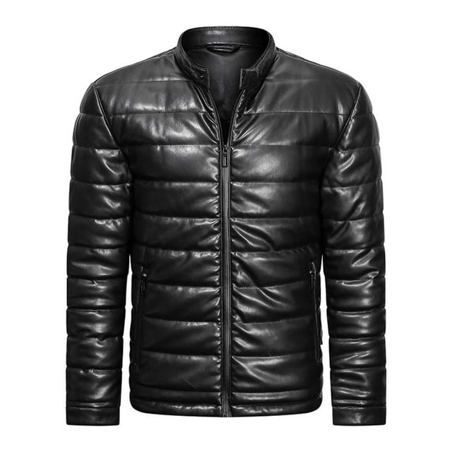 Abrigo de hombre con cremallera y cuello de pie de moda cálida para Xxl Zulema Chaqueta