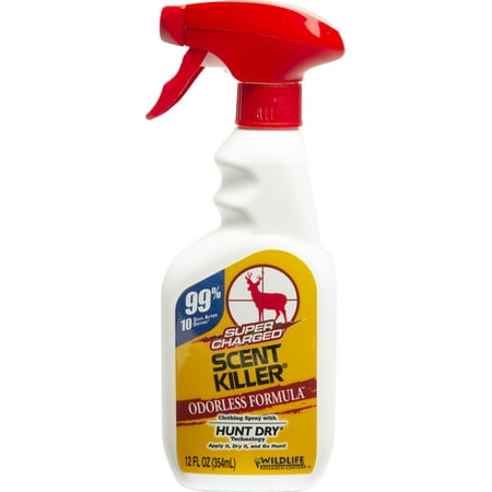 UPC: 0024641015520 | Wildlife Research Center Super Charged Scent Killer Spray 12 fl oz hunting scent elimination spray