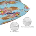 thumbnail image 5 of Cauagu Turtles And Corals Print Pillow Covers with Envelope Closure,1PC Pillow Cases Decorative Pillow Case for Bed & Couch, Pillows Not Included-14"x20", 5 of 6