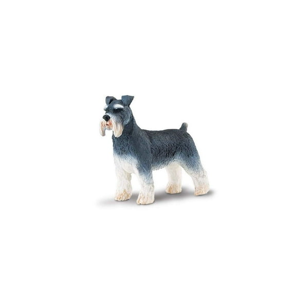 Safari Ltd. Schnauzer Figurine - Lifelike 3" Model Figure - Educational Toy for Boys, Girls, and Kids Ages 3 