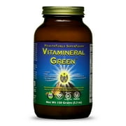 HealthForce SuperFoods Vitamineral Green - Mineral Supplement for Immune & Thyroid Support - Green Powder Supplement with Ingredients from the Land - Gluten-Free & Vegan - 150 Grams