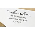 thumbnail image 1 of Wedding Announcement Self Inking Custom Family Address Rubber Stamp Designer Stationary, 1 of 2