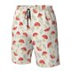 thumbnail image 4 of Fotbe Cartoon Flat Mushrooms Trajes de Baño Estampados para Hombre, Shorts de Verano de Secado Rápido, Ropa de Playa, Bañadores-Small, 4 of 6