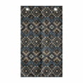 thumbnail image 1 of Ethnic Hanging Pocket Organizer, Knitted Jacquard Illustration Texture Image Geometric Style, Printed Polyester Storage Bag with Pockets, 21" x 31", Brown and Dark Blue, 1 of 2