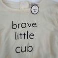 thumbnail image 7 of Nordstrom Baby Newborn 2 Piece Brave Little Cub Set Soft Cream Brown 6M NWT, 7 of 7