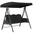 thumbnail image 1 of SXcggal Outdoor Swing Replacement Cover Seater Universal Patio Swing Cover Replacement Garden Swing Chair Patio Practical Basic Protective Cover For Garden, 1 of 5