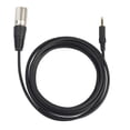 thumbnail image 4 of Estéreo de 3,5 mm (1/8 de pulgada) estéreo a cable XLR, negro Sunnimix Cable de micrófono XLR de 3 clavijas, 4 of 8