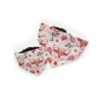 thumbnail image 3 of Storybook Pink Flowers Pattern Bandana - , White, Medium, 3 of 4