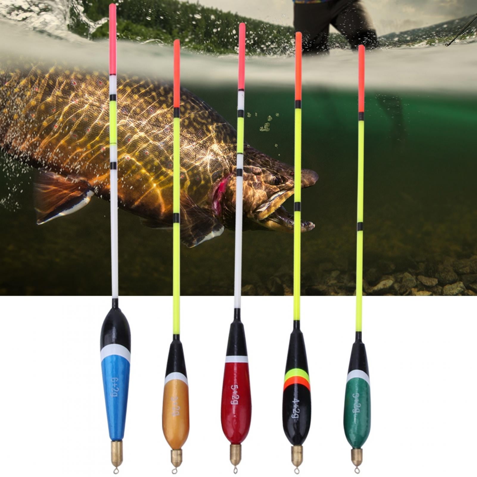 10Pcs/Set Long Tail Fishing Throw Floats Mix Size Floating Bobbers Set Fishing 
