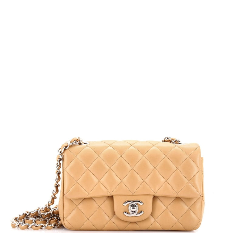Pre-Owned CHANEL Classic Single Flap Bag Quilted Lambskin Mini By - Main Image