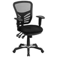 thumbnail image 1 of Pemberly Row Contemporary Mid-Back Mesh Office Chair in Black, 1 of 7