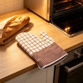 thumbnail image 7 of Aoznliie Silicone Oven Gloves, Heat Resistant Kitchen Baking Gloves with Non Slip Grip, Microwave Grill Gloves for Cooking,11x8in, 7 of 7