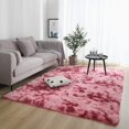 thumbnail image 1 of Shaggy Fluffy Rugs Color Gradient Anti Skid Area Rug Dining Room Carpet Bedroom Floor Mat, 1 of 2